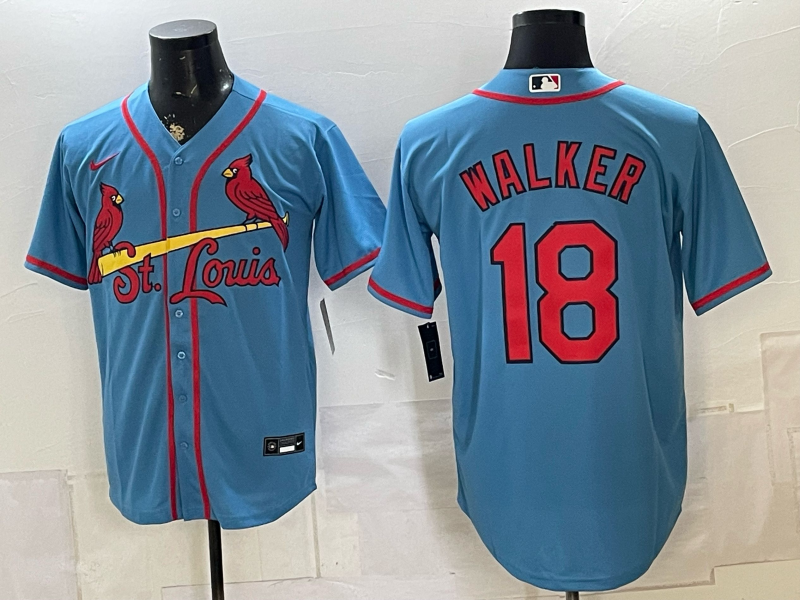 Men 2026 St.Louis Cardinals #18 Walker blue Nike MLB Jersey 0728002